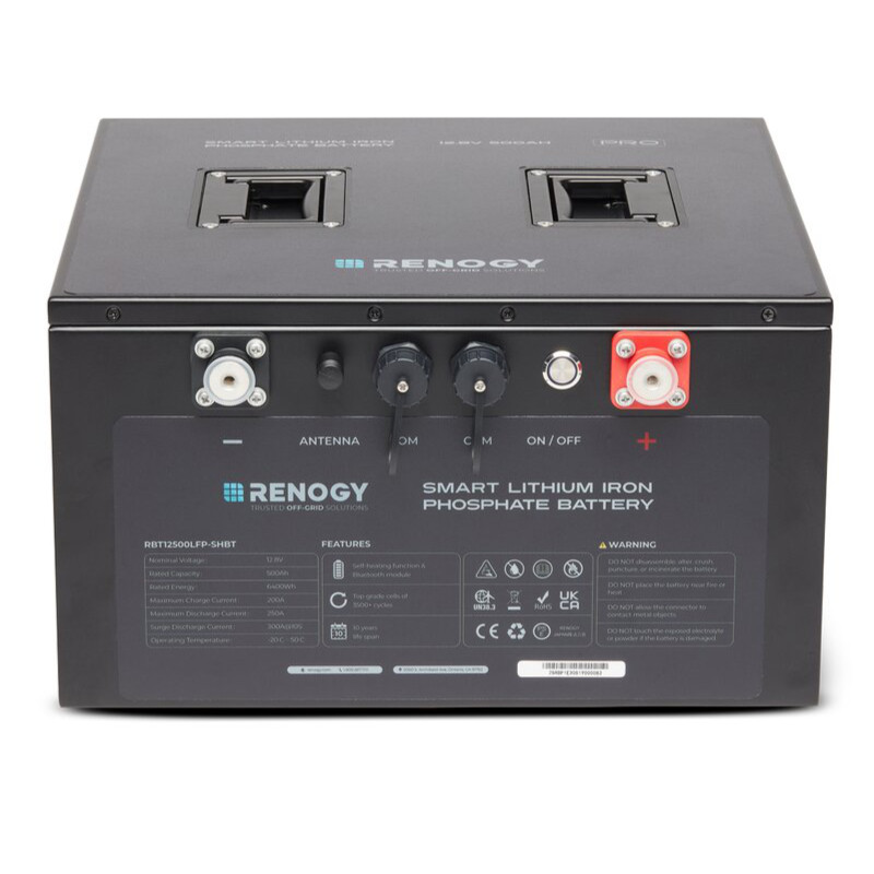 Akumulator Renogy LiFePO4 12V 500Ah Pro Smart